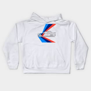 three line racer Kids Hoodie